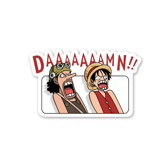 Anime Shock Reaction Sticker