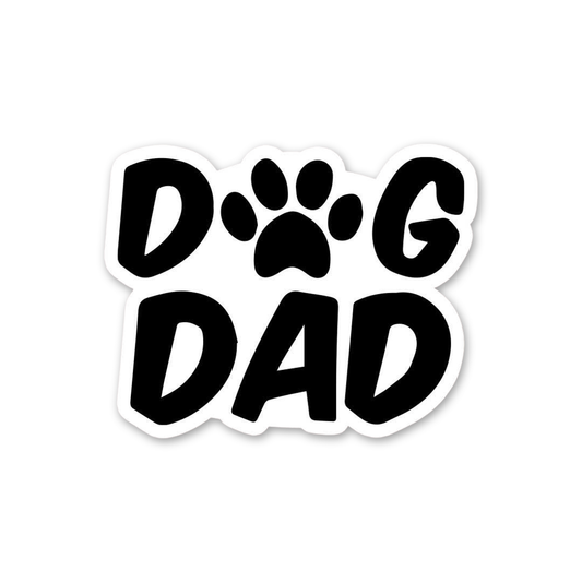 Dog Dad Paw Print