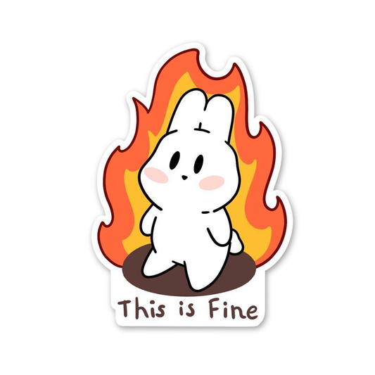 Calm Bunny Fire Meme