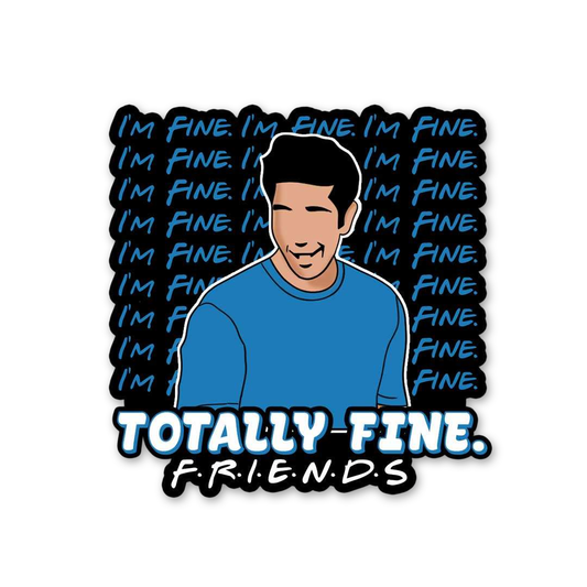 Totally Fine Friends Sticker
