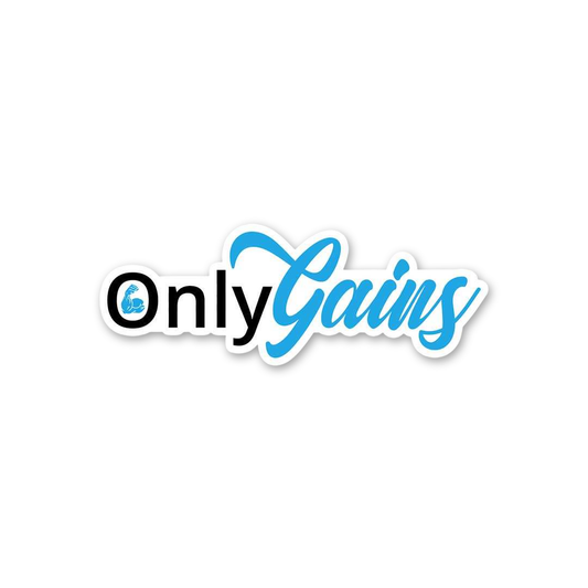 Only Gains Gym Sticker