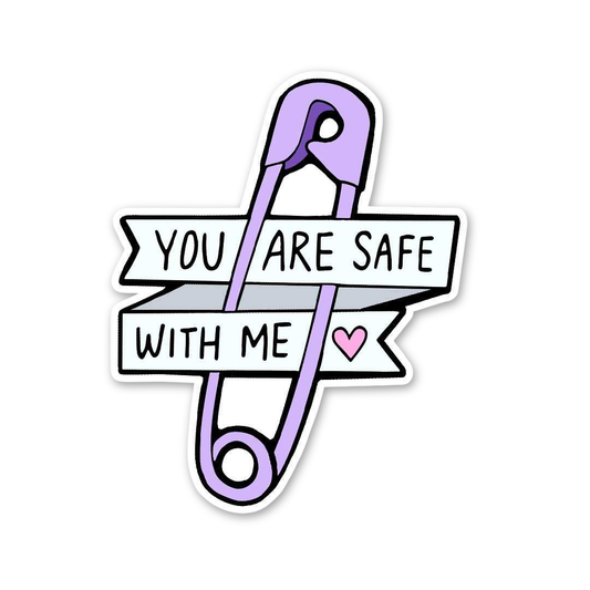 Safe With Me Pin