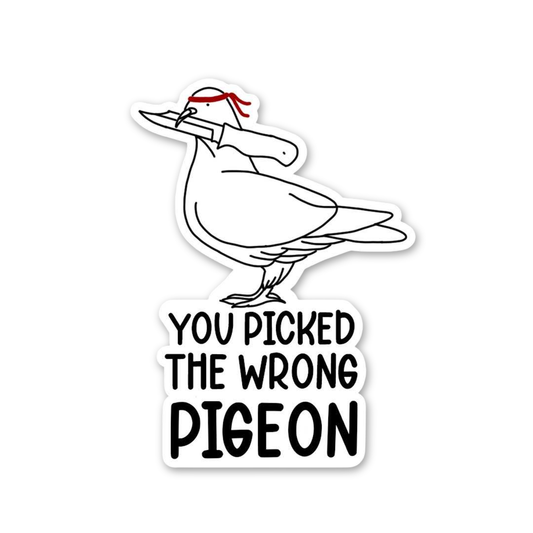 Knife Wielding Wrong Pigeon