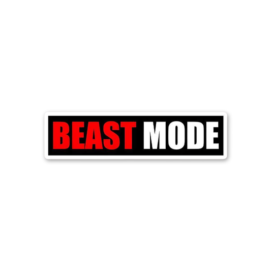Aggressive Beast Mode Decal