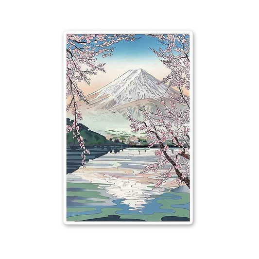 Fuji Sakura Reflection