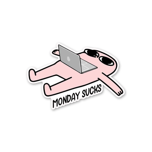 Monday Sucks Sticker