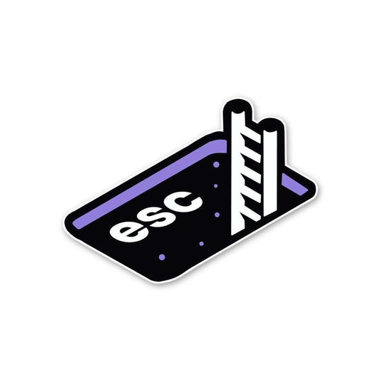 Cyber Escape Key Sticker