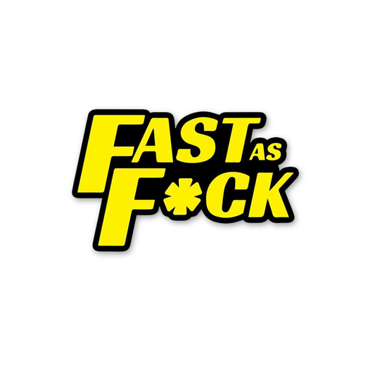 Fast As F Speed Decal