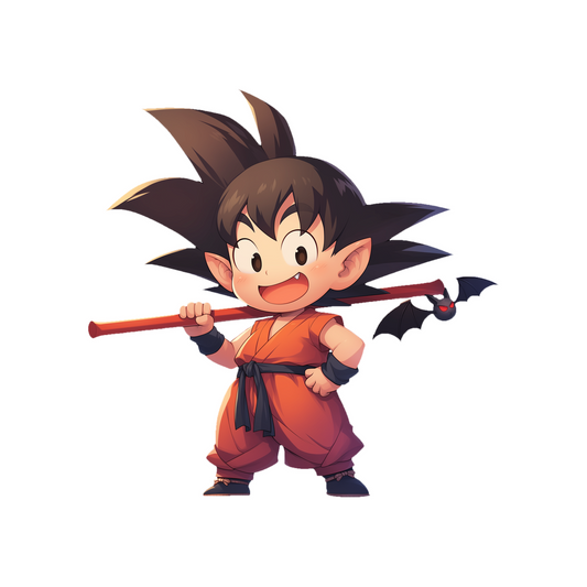 saiyan child goku sticker
