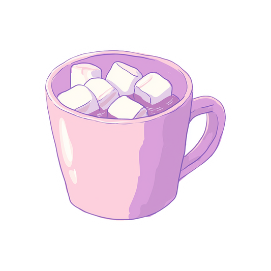 xmas hot chocolate pastel sticker