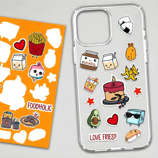 Cute Foodie Mini Stickers
