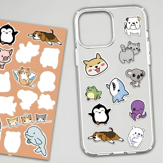 Tiny World Critter Collection Mini Stickers