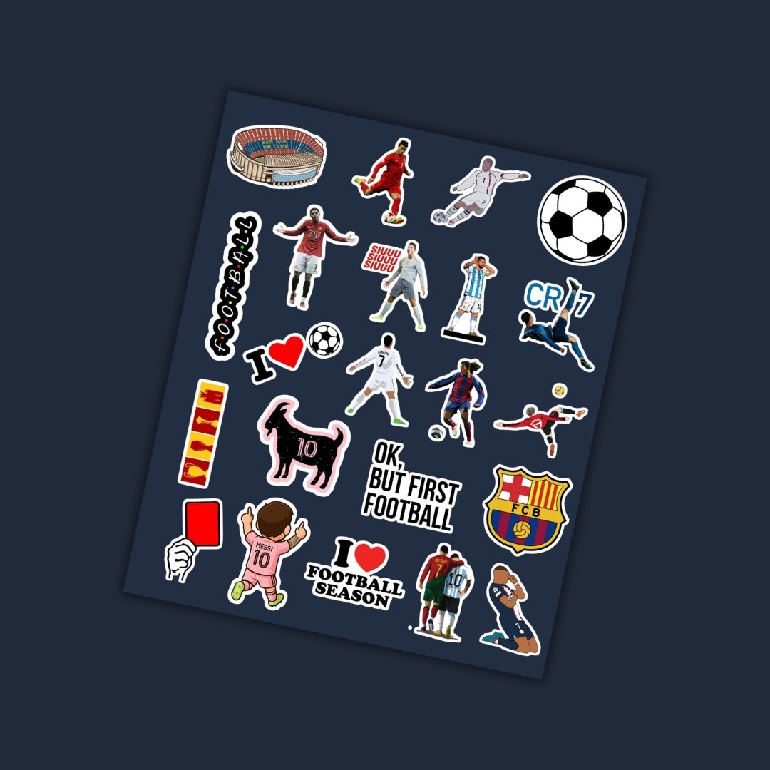 Ultimate Football Fan Decals Mini Stickers