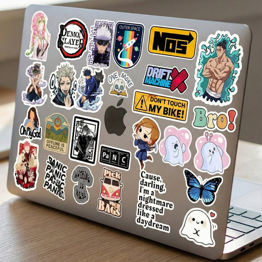 50 Pcs Vinyl Funny Dirty Stickers