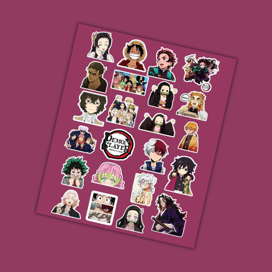 Ultimate Anime Character Mini Stickers