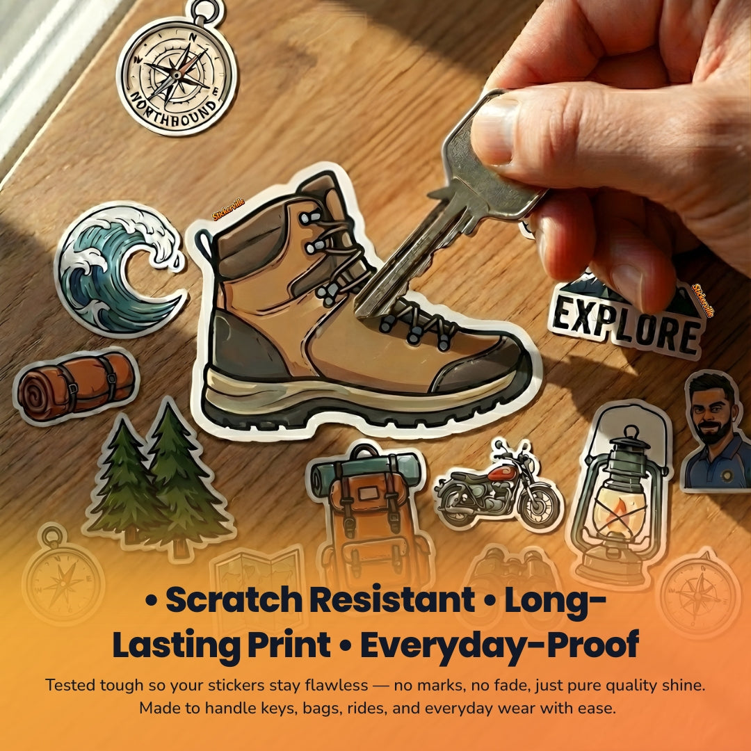 Scratch Resistant
• Long-
Lasting Print.
Everyday-Proof