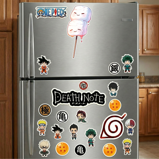 aestehtic kawaii marshmallows on stick sticker