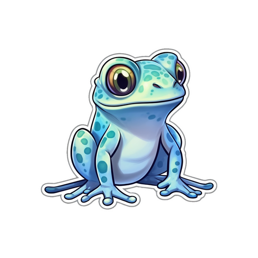 aesthetic blue toad sticker