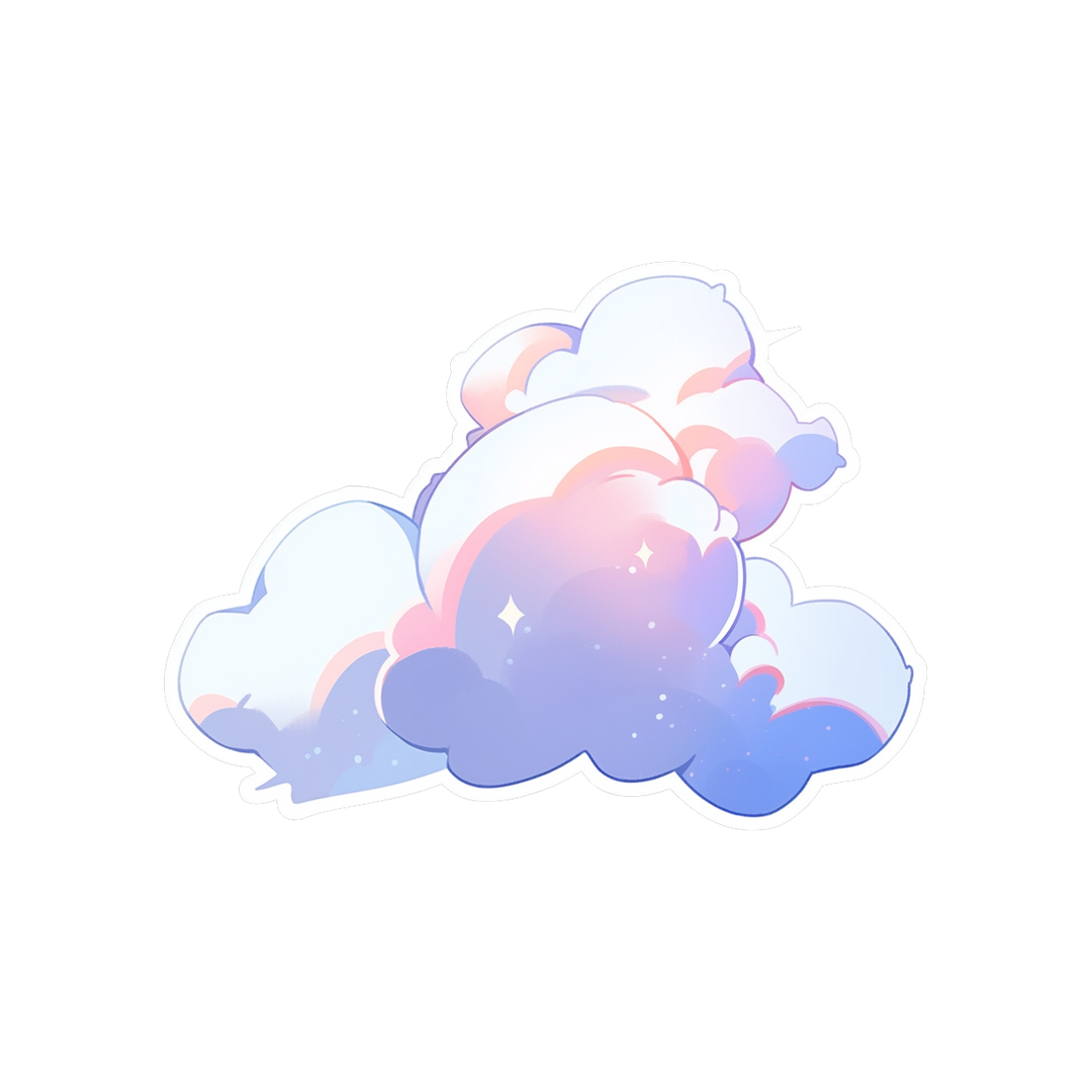 aesthetic cloud sticker