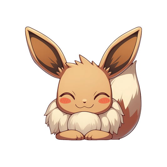 aesthetic eevee pokemon sticker