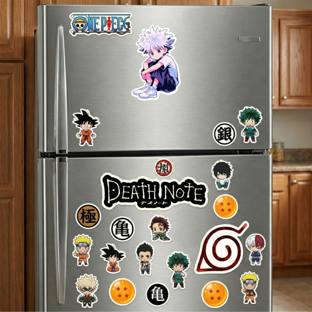 aesthetic killua zoldyck sitting sticker
