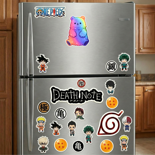 aesthetic rainbow bear sticker