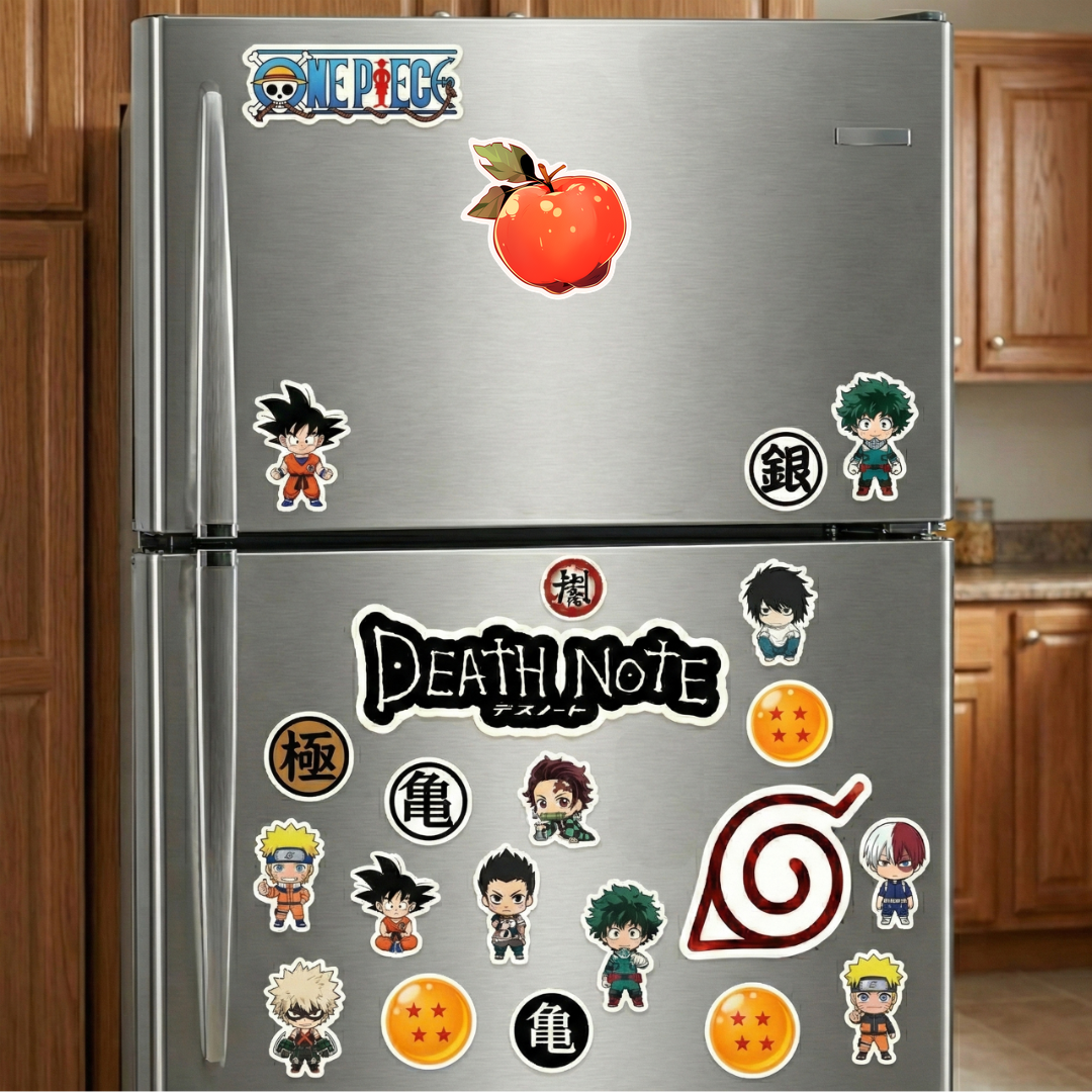 aesthetic red apple with leaves sticker