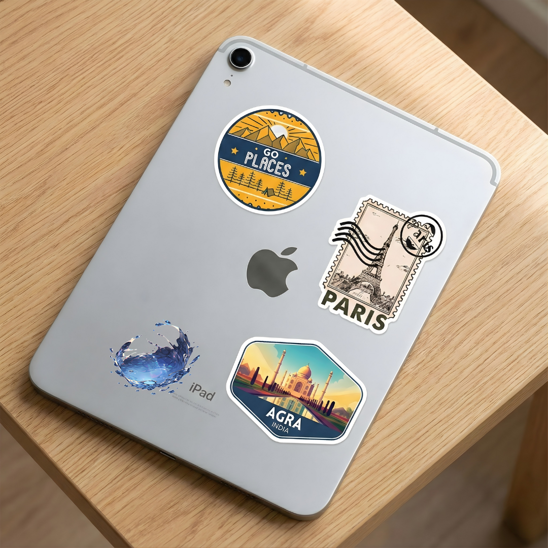aesthetic water splash sticker