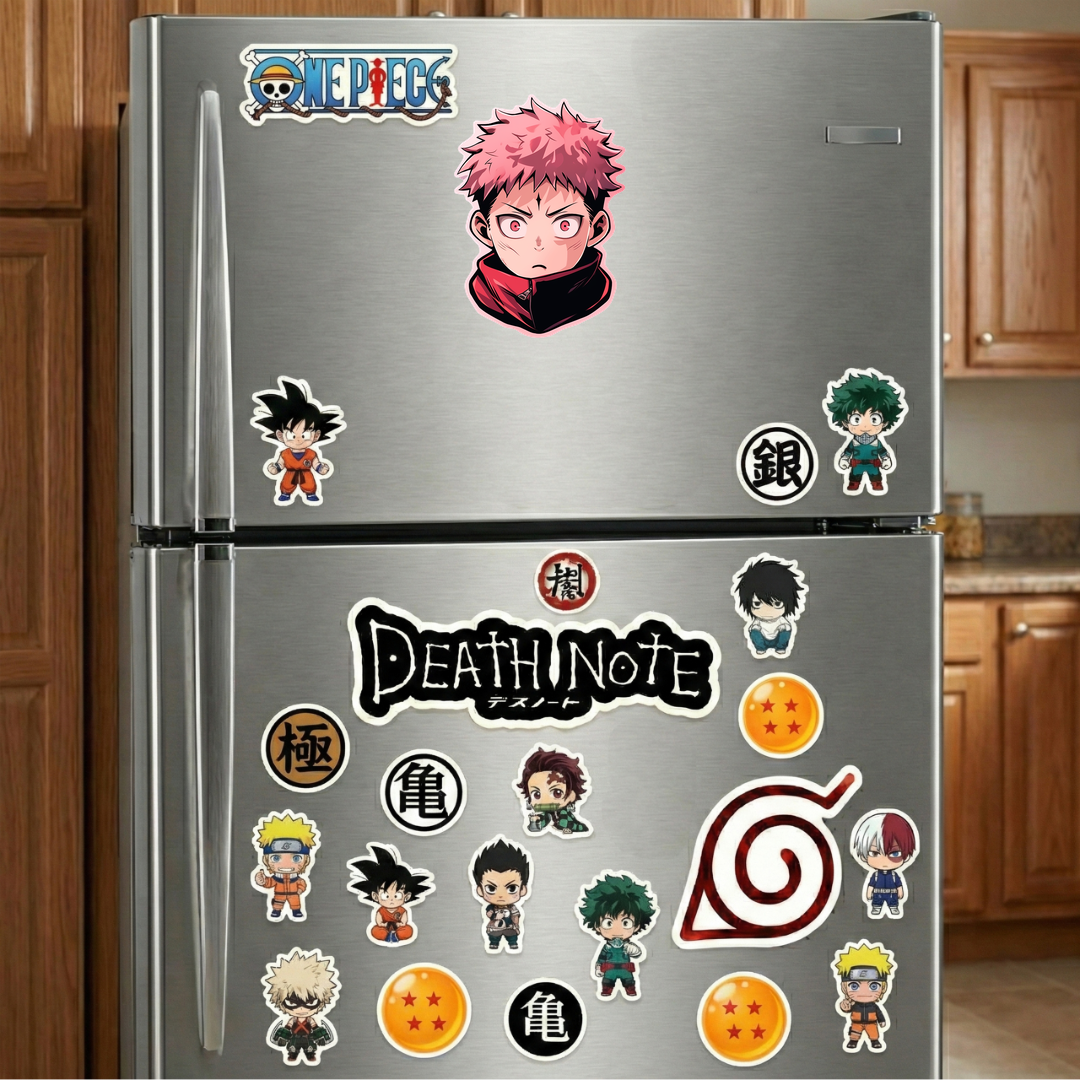 aesthetic yuji itadori jujutsu kaisen sticker