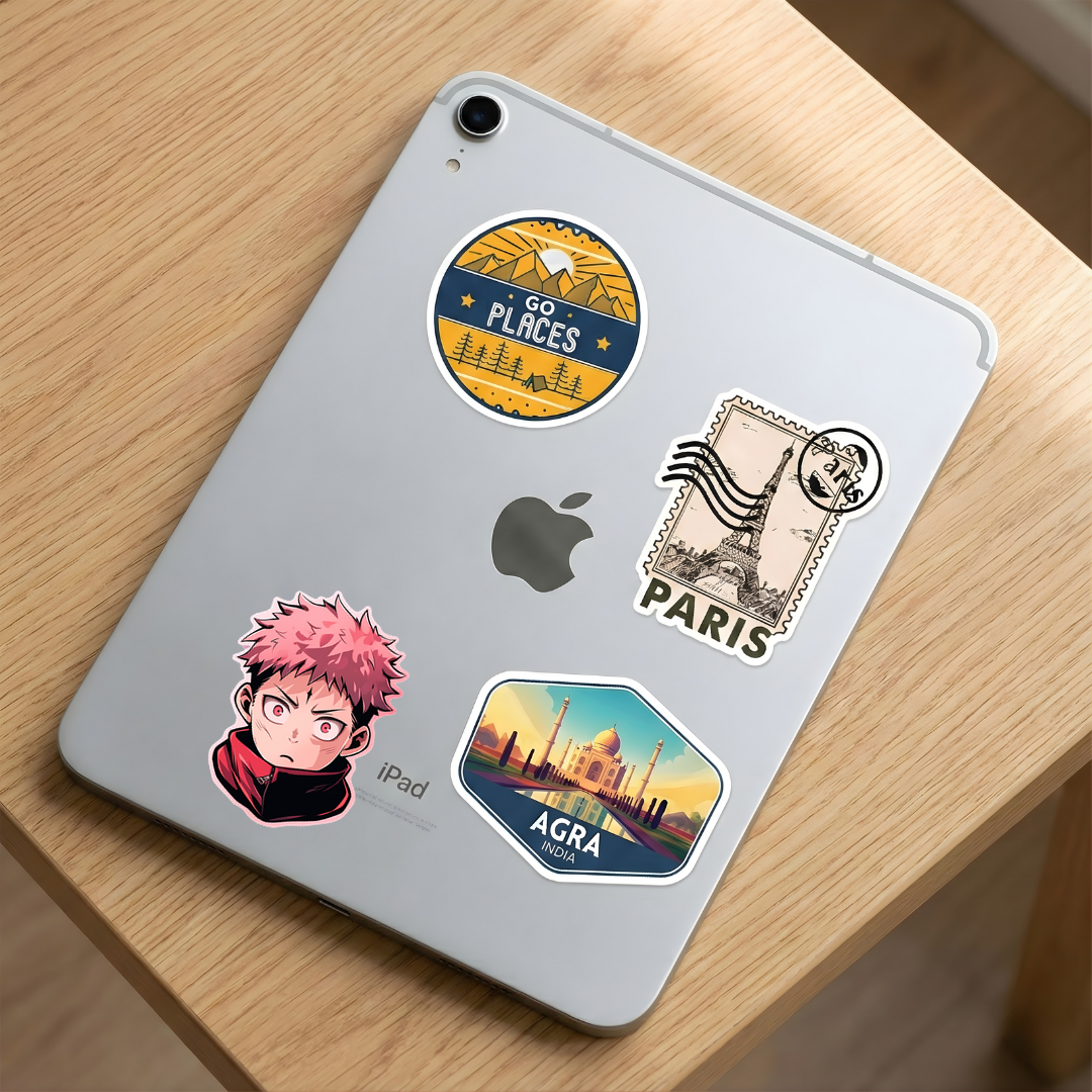 aesthetic yuji itadori jujutsu kaisen sticker