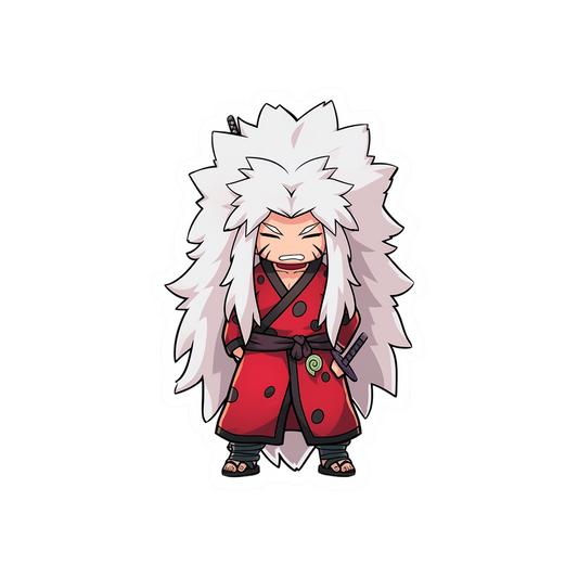 angry chibi jiraiya sticker