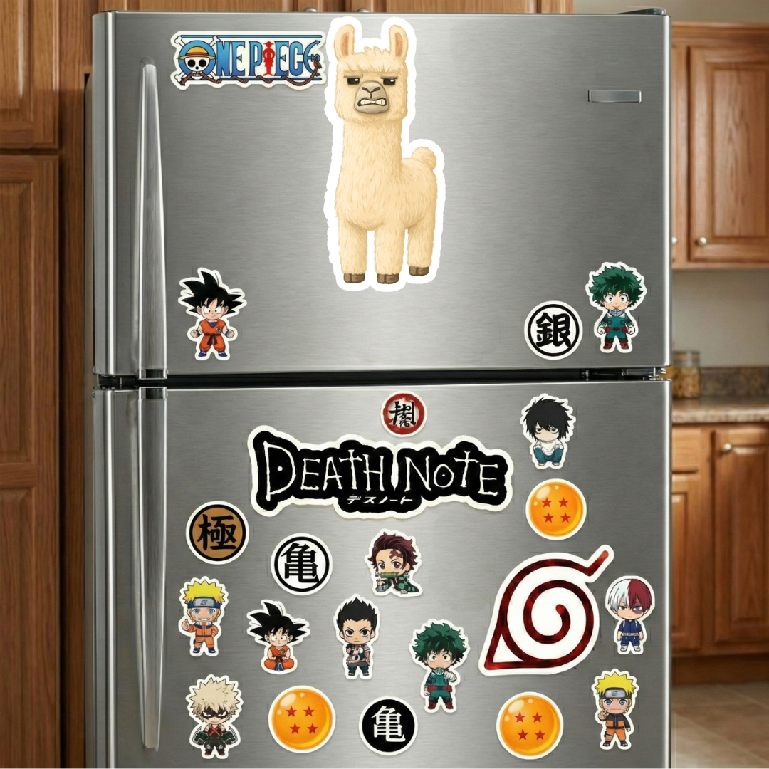 angry llama minecraft movie sticker