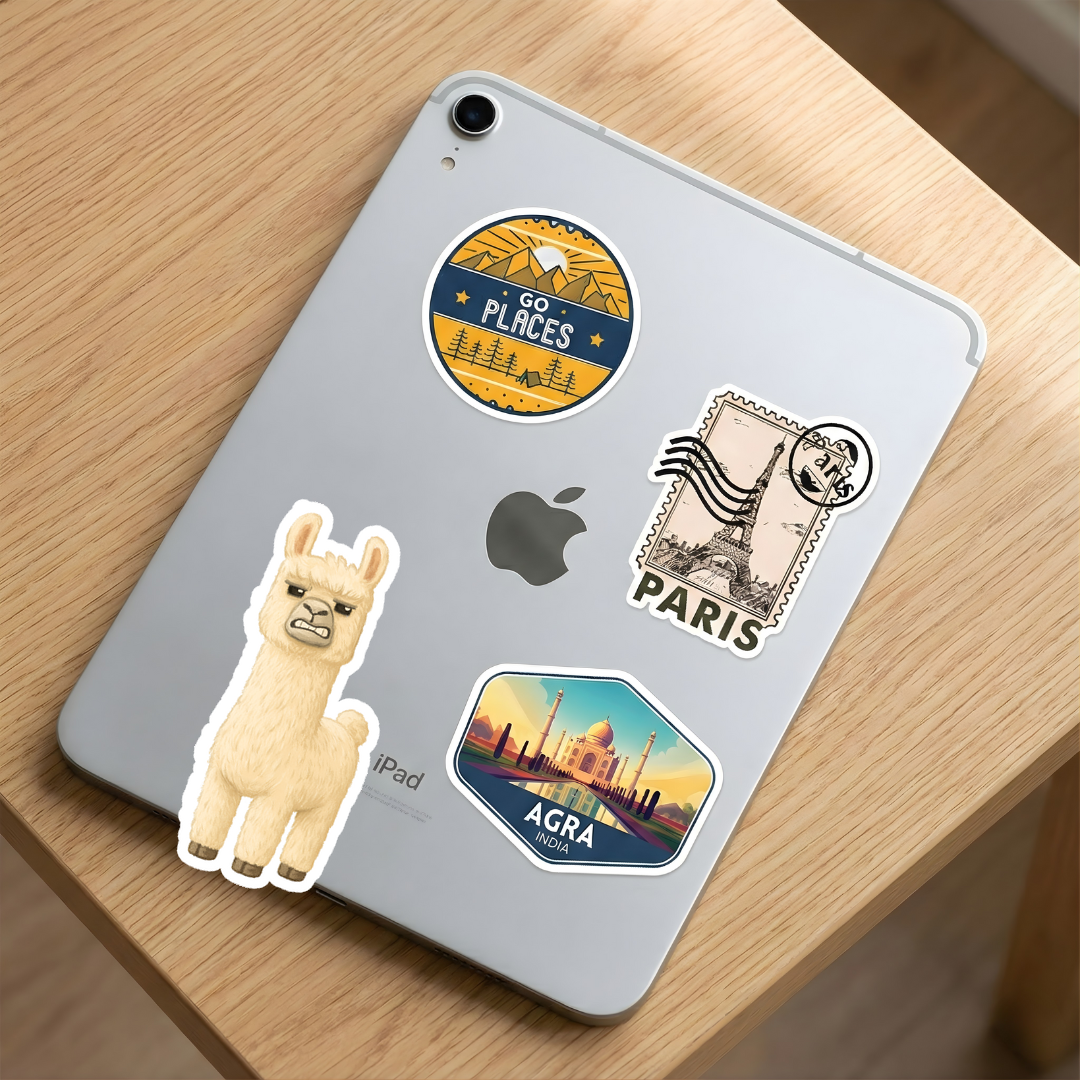 angry llama minecraft movie sticker