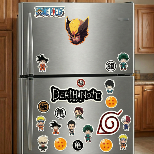 angry wolverine head orange stroke sticker