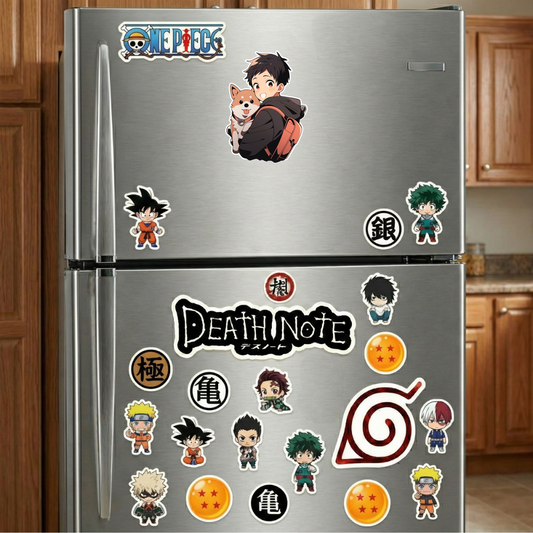 anime boy with shiba inu sticker