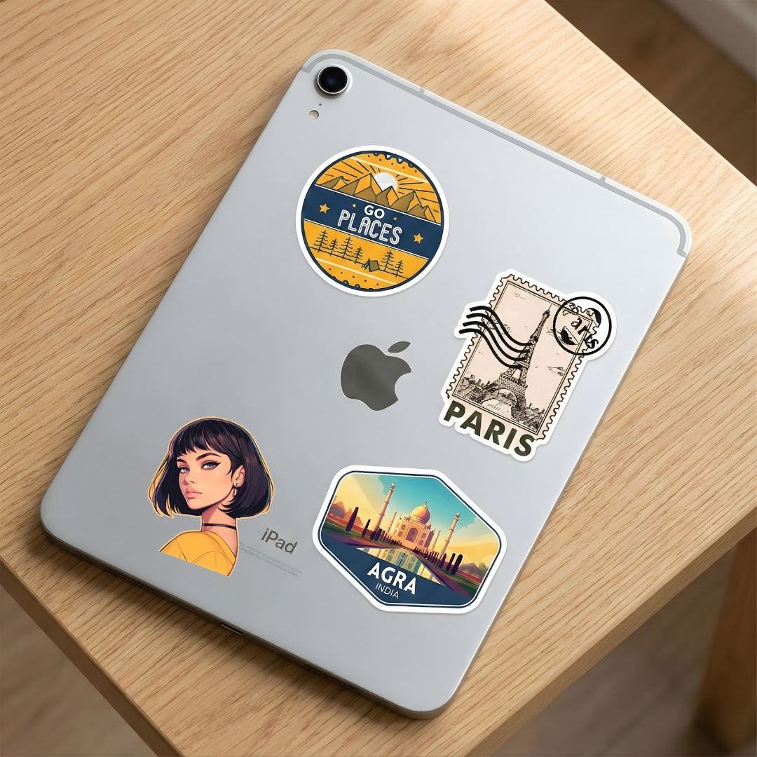 anime girl short hair sticker