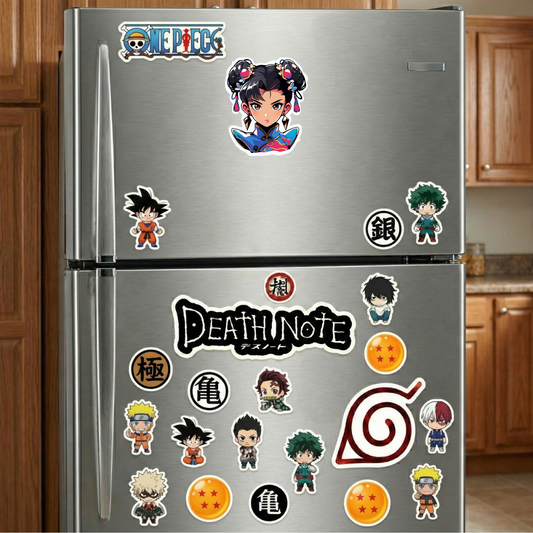 anime girl with a serious look sticker