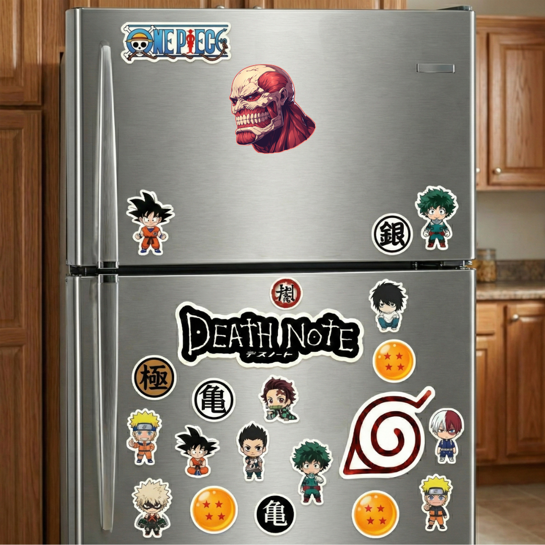 anime titan head aot sticker