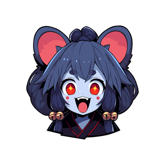 anime vampire mouse girl sticker