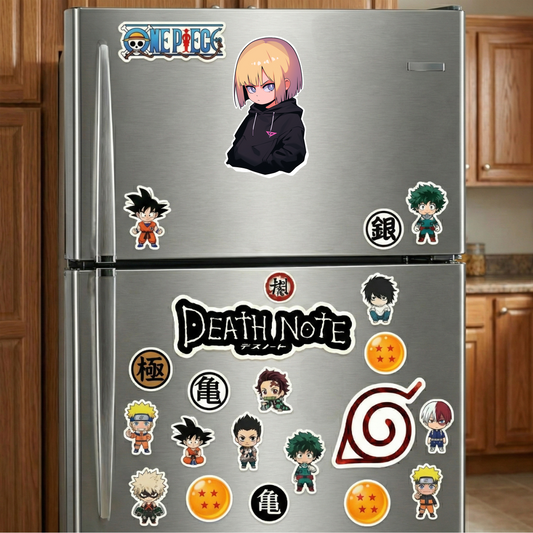 aot cute armin arlert in a black hoodie sticker