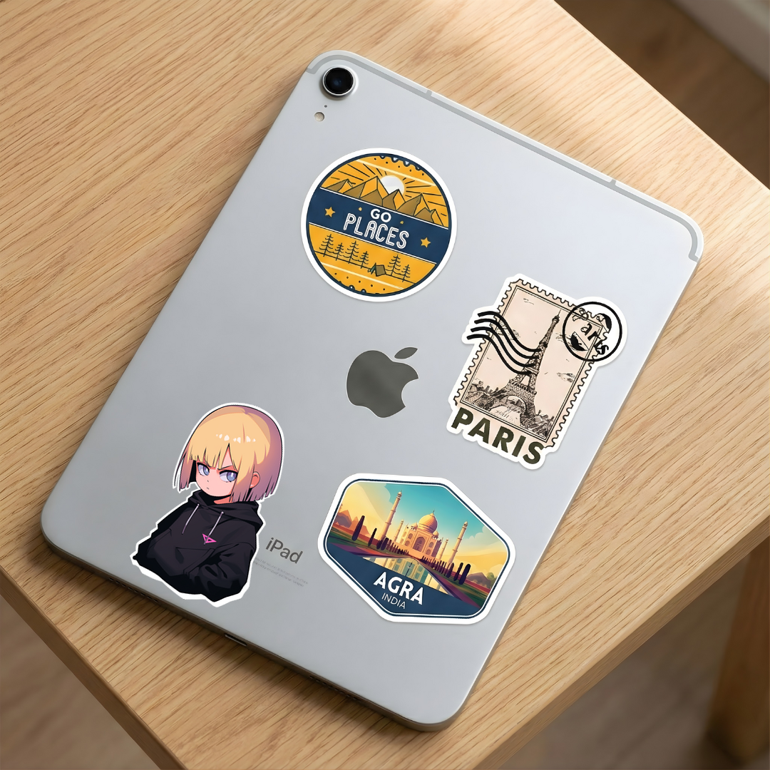 aot cute armin arlert in a black hoodie sticker