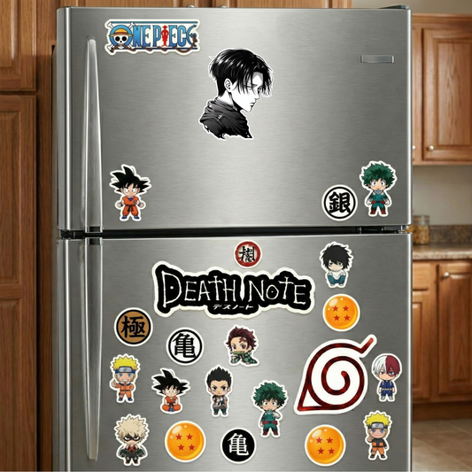 aot levi ackerman bw manga sticker