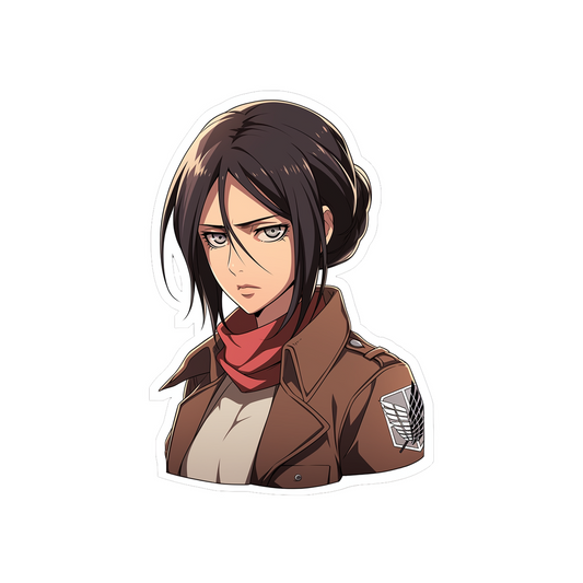 aot mikasa ackerman anime sticker