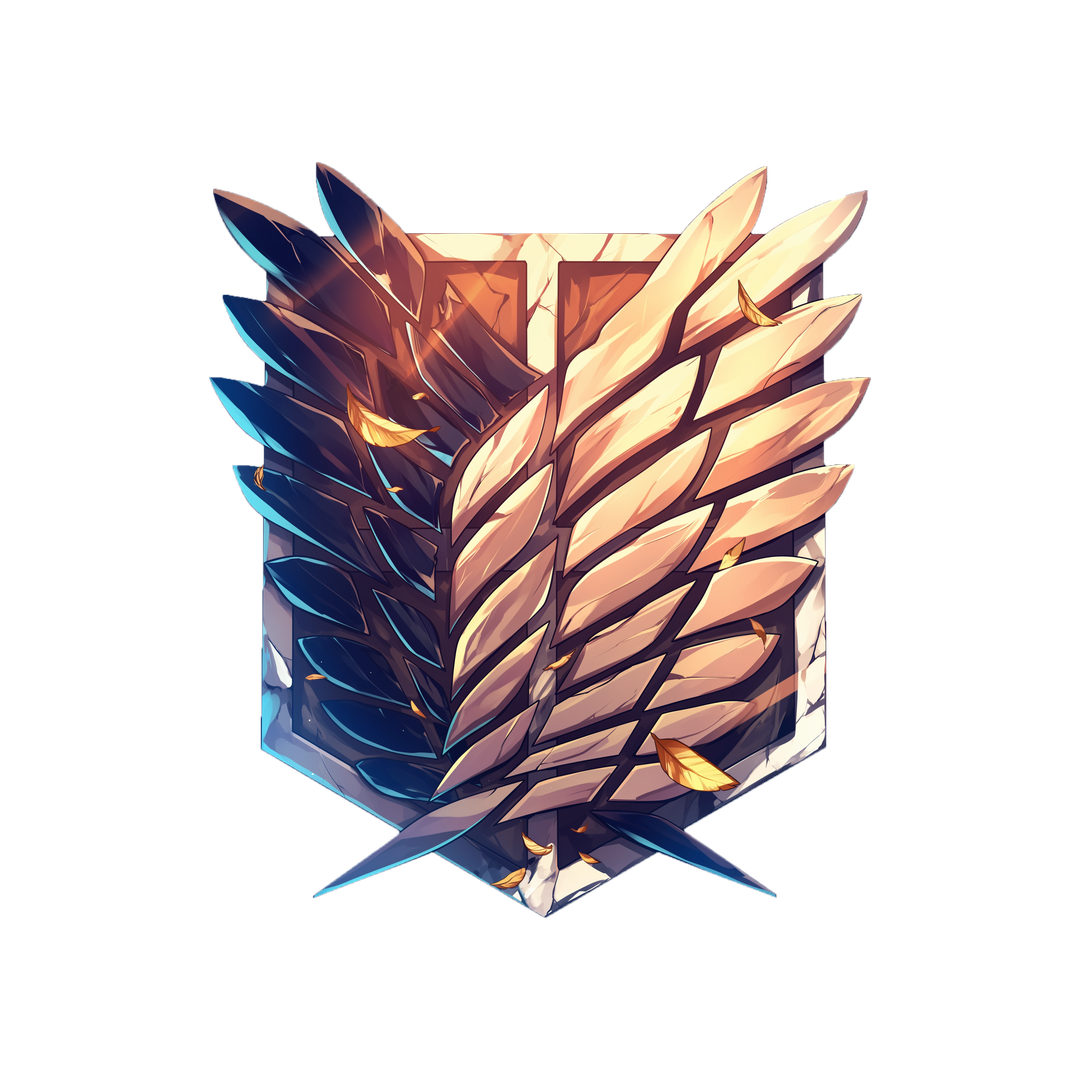 aot scouting legion emblem sticker