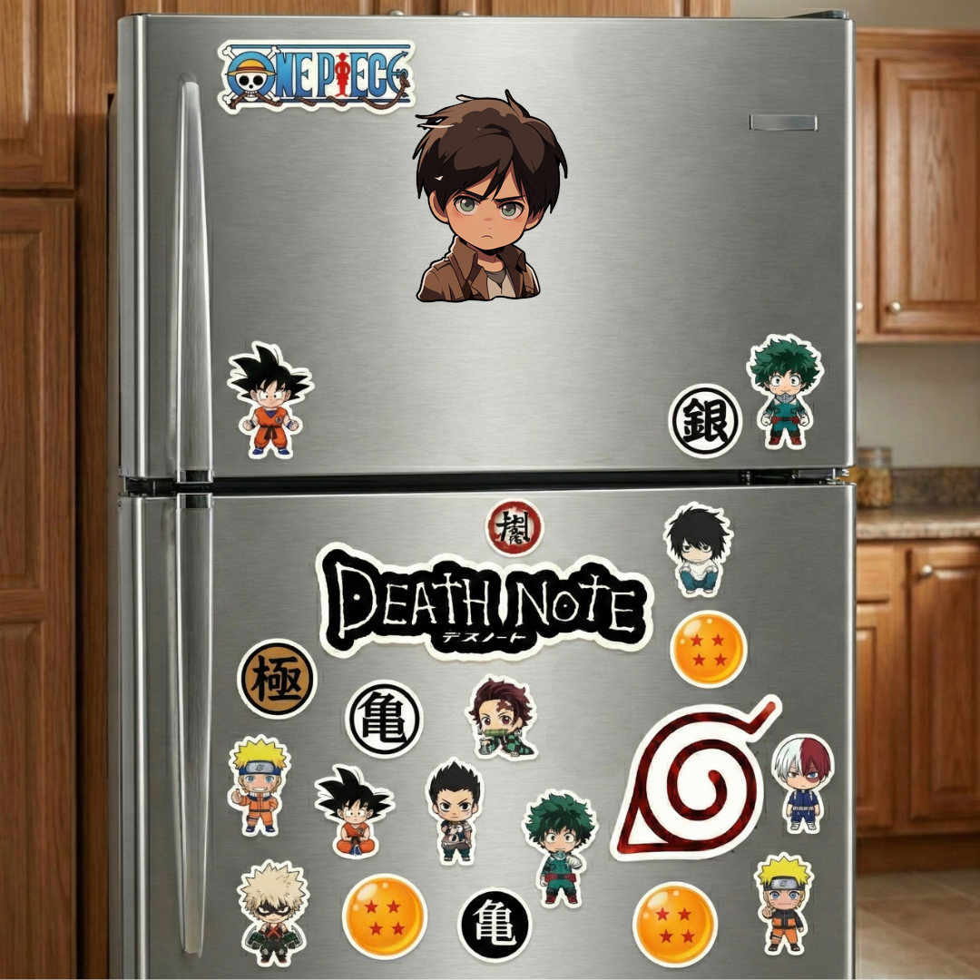 aot serious cute eren yeager kid sticker
