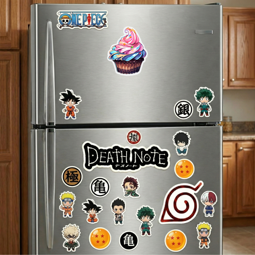 appetizing colorful cupcake sticker