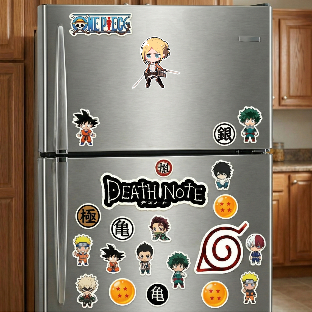 attack on titan chibi annie with swords sticker