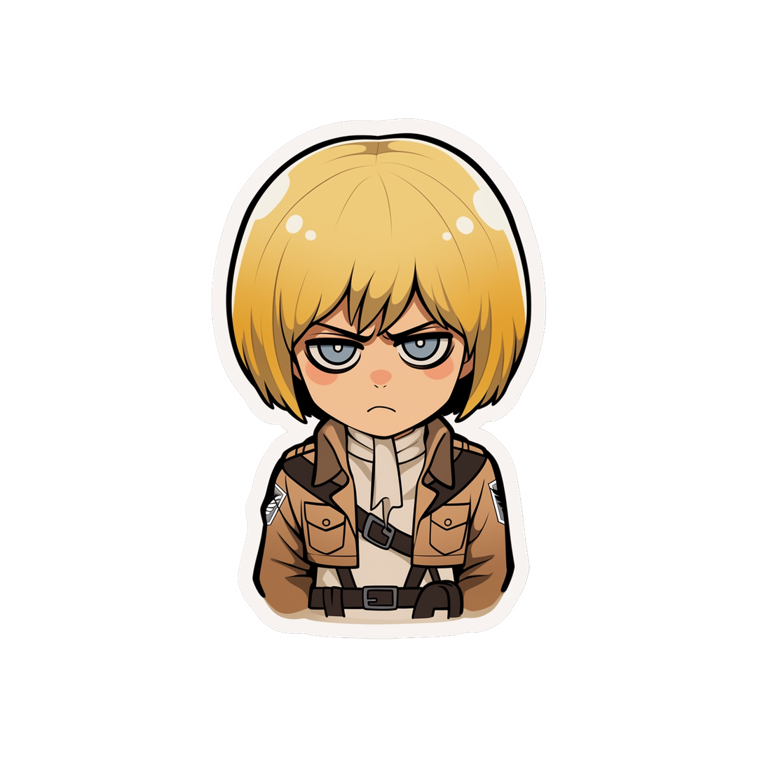 attack on titan chibi armin arlert sticker