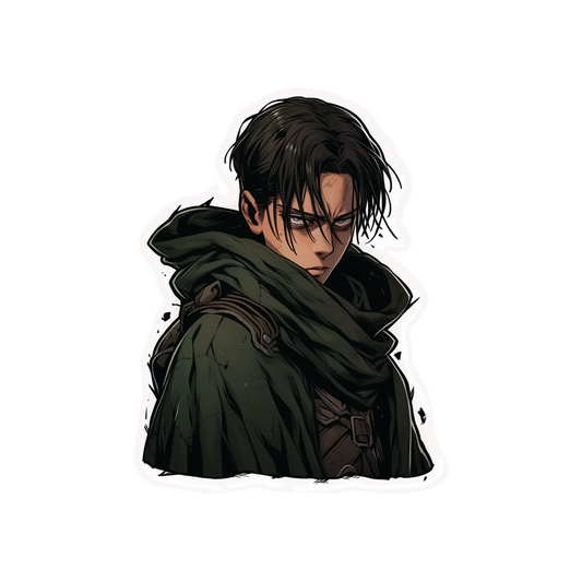 attack on titan levi aesthetic sticker
