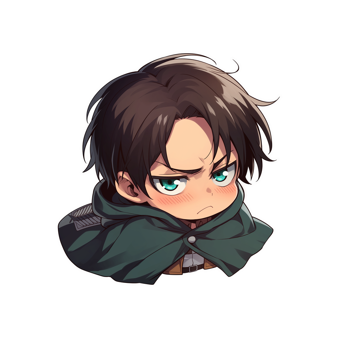 attack on titan sad eren cute sticker